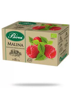 BiFix Herbata malinowa - ekologiczna ekspresowa 25 saszetek 1000