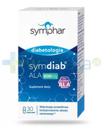 Symphar Diabetologia SymDiab ALA 600mg 30 kapsułek 1000