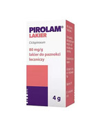Pirolam 80 mg/g leczniczy lakier do paznokci 4 g 20