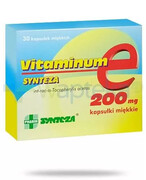 Vitaminum E Synteza 200mg witamina E 30 kapsułek 20