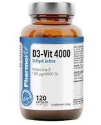 Pharmovit Softgel D-Active D3-Vit 4000 120 kapsułek 1000