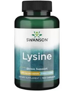 Swanson L-Lysine (lizyna) 500mg 300 kapsułek 1000