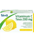 Teva Vitaminum C 200mg witamina C 50 tabletek 20