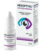 Hexoftyal PHMB łagodzące i nawilżające krople do oczu 15 ml 1000