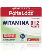 Witamina B12 Forte Laboratoria Polfa Łódź 50 tabletek 1000