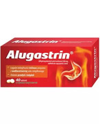 Alugastrin, 340 mg, tabletki do rozgryzania i żucia o smaku miętowym 40 sztuk 20