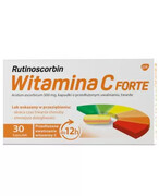 Rutinoscorbin Witamina C Forte 30 kapsułek na odporność 20