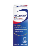 Mucosolvan Mini 15mg/5 ml syrop dla dzieci na kaszel 100 ml 20