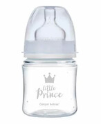 Canpol Babies EasyStart Royal Baby butelka szeroka antykolkowa niebieska 120 ml [35/233_blu] 1000