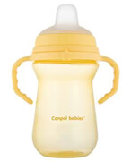 Canpol Babies FirstCup kubek z silikonowym ustnikiem 250 ml 1 sztuka [56/615_yel] 1000