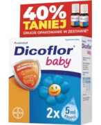 Dicoflor Baby probiotyk krople 2 x 5 ml 1000
