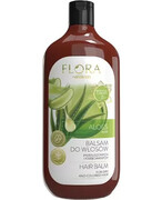 Flora by Ecos Lab aloes balsam do włosów przesuszonych i farbowanych 500 ml 1000