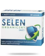 Selen organiczny Avet 30 tabletek 1000