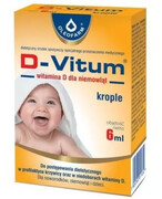 D-Vitum witamina D dla niemowląt, krople 6 ml 1000