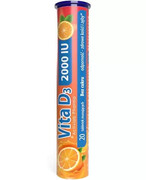ActivLab Vita D3 2000 IU smak pomarańczowy 20 tabletek musujących 1000