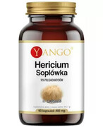 Yango Hericium Soplówka ekstrakt 10% polisacharydów 90 kapsułek 1000