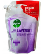 Dettol Lavender antybakteryjne mydło w płynie ukojenie wkład uzupełniający 500 ml 1000