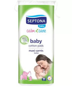 Septona Baby płatki kosmetyczne dla niemowląt wykonane w 100% z bawełny 90 sztuk 1000