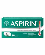 Aspirin 500 mg 10 tabletek 20