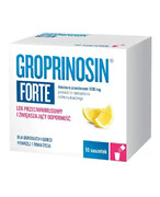Groprinosin Forte 1000 mg granulat do sporządzania roztworu doustnego 10 saszetek 1000