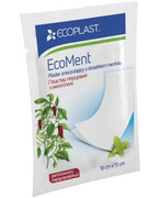 EcoPlast EcoMent plaster znieczulający z dodatkiem mentolu 10 cm x 15 cm 1 sztuka 1000