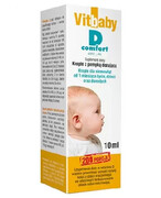 Vitababy D comfort 400 j.m. krople dla niemowląt 10 ml 1000
