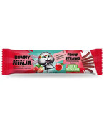 Bunny Ninja Fruit Straws przekąska owocowa o smaku jabłko truskawka 16 g 1000