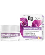 AA Flowers & Oils 55+ Ujędrnienie krem przeciwzmarszczkowy na dzień i na noc 50 ml 0