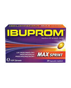 Ibuprom Max Sprint 400mg 20 kapsułek 20