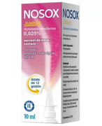 Nosox Junior 0,025% aerozol do nosa 10 ml 20