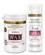 Pilomax WAX ColourCare Arabica maska do włosów farbowanych ciemnych 480 g + Pilomax WAX Pure szampon do włosów farbowanych 200 ml [ZESTAW] 1000