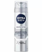 Nivea Men Skin Protection pianka do golenia Silver Protect 200 ml 1000