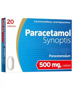 Paracetamol Synoptis 500 mg 20 tabletek 20