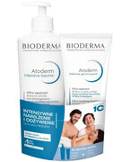 Bioderma Atoderm Intensive Baume 500 ml + Atoderm Intensive Gel Moussant 200 ml intensywne nawilżenie i odżywienie [zestaw] 1 sztuka 1000
