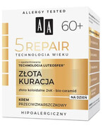 AA 5 Repair 60+ złota kuracja krem przeciwzmarszczkowy na dzień 50 ml 0