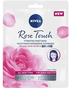 Nivea Rose Touch intensywnie nawilżająca maska w płachcie 1 sztuka 1000
