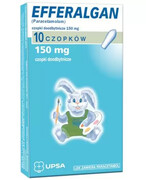 Efferalgan 150 mg czopki doodbytnicze 10 sztuk 20