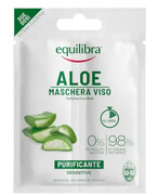 Equilibra Aloe oczyszczająca aloesowa maseczka do twarzy 2x7,5 ml 1000