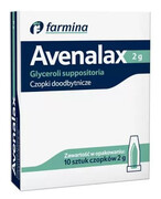 Avenalax czopki glicerolowe 2g 10 sztuk 20