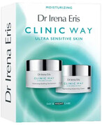 Dr Irena Eris Clinic Way Nawilżanie krem na dzień SPF 20 50 ml + krem na noc 50 ml [ZESTAW] 1000
