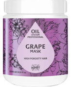 Ronney Oil System Professional Grape Mask maska do włosów wysokoporowatych 1000 ml 1000