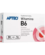 Apteo Witamina B6 50 tabletek 1000