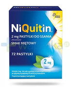 Niquitin pastylki do ssania 2 mg 72 sztuk 20