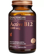 Doctor Life Active B12 witamina B12 1000 μg 60 kapsułek 1000