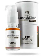 CannabiGold Intense 3000 mg olej konopny 12 ml 1000