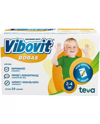 Vibovit Bobas smak waniliowy dla dzieci 2-4 lat 44 saszetki 1000