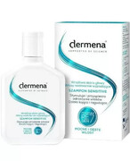 Dermena Sensitive szampon do wrażliwej skóry głowy włosy nadmiernie wypadające 200 ml 1000