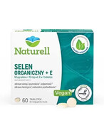 Naturell Selen organiczny 0,05mg + witamina E 12mg 60 tabletek 1000