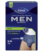Tena Men Active Fit Pants Plus męskie majtki chłonne rozmiar S/M 30 sztuk 1000