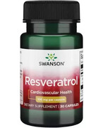 Swanson Resveratrol (Resweratrol) 100mg 30 kapsułek 1000